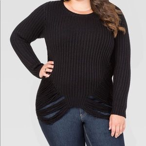 Ashley Stewart Destructive Sweater Size 26 plus